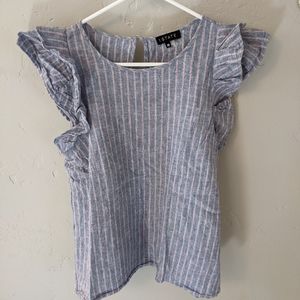 1. State Kassady Flutter Sleeve Top